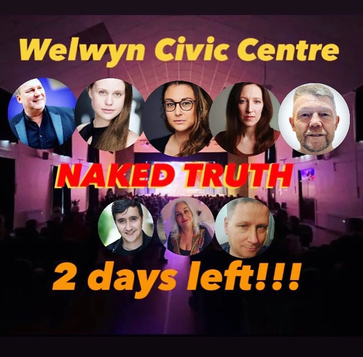 NAKED TRUTH dark comedy play is opening tomorrow! Come to see me playing the Assassin on Saturday the 4th of May in Welwyn Civic Centre at 7pm. #londontheatre #stage #comedyplay #actress #darkcomedy #theatrereview #edfringe #welwynhatfield #welwywynhatfiedtimes #bbc3counties
