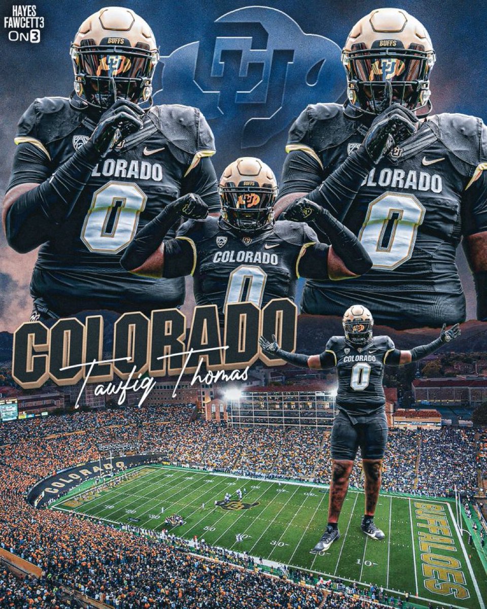 Tawfiq Thomas has Committed to Colorado! @TawfiqThomas #SkoBuffs