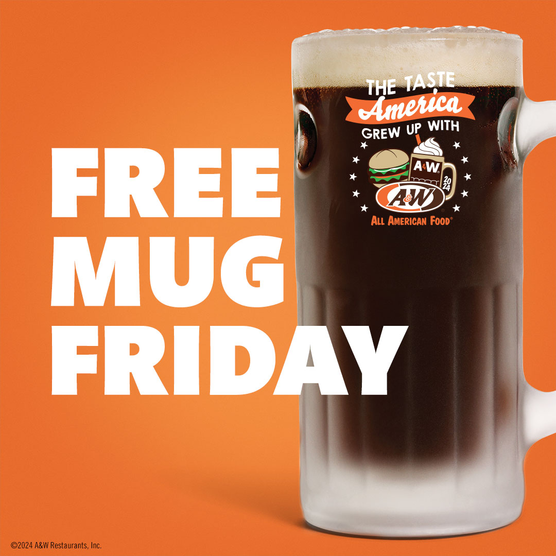 FOLLOW us and REPLY with #FreeMugFriday for your chance to win a 2024 Collector's Mug! 

One (1) random winner will be selected and contacted on or about May 7, 2024. U.S. residents only.