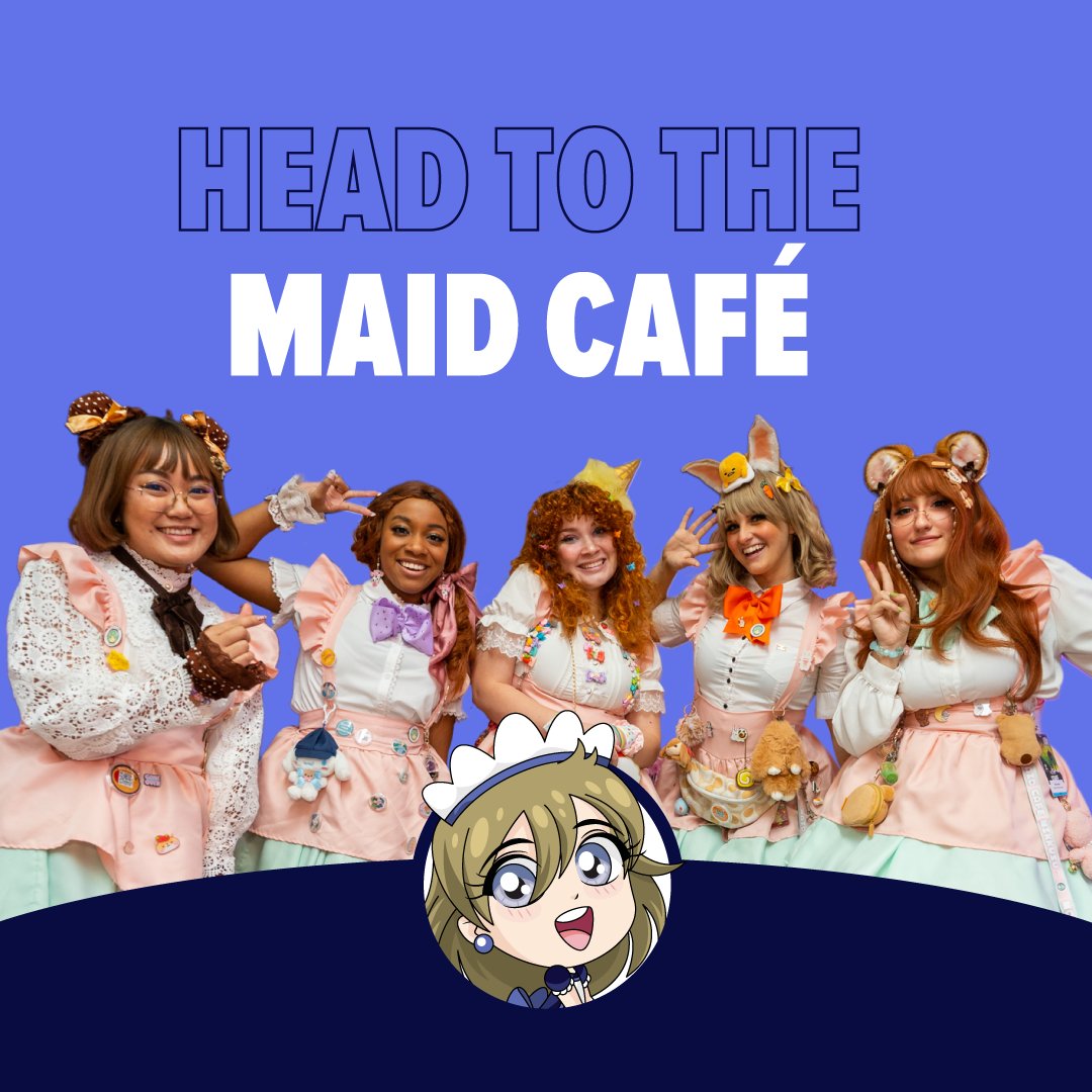 Kon'nichiwa, Dallas 💖 Maid Café Mikkusu welcomes you to experience an Akihabara-style maid café similar to the ones in Japan. Reserve your café seating at FAN EXPO today. spr.ly/6013jPO39 #FANEXPODallas2024 #Fandom #Anime #MaidCafe