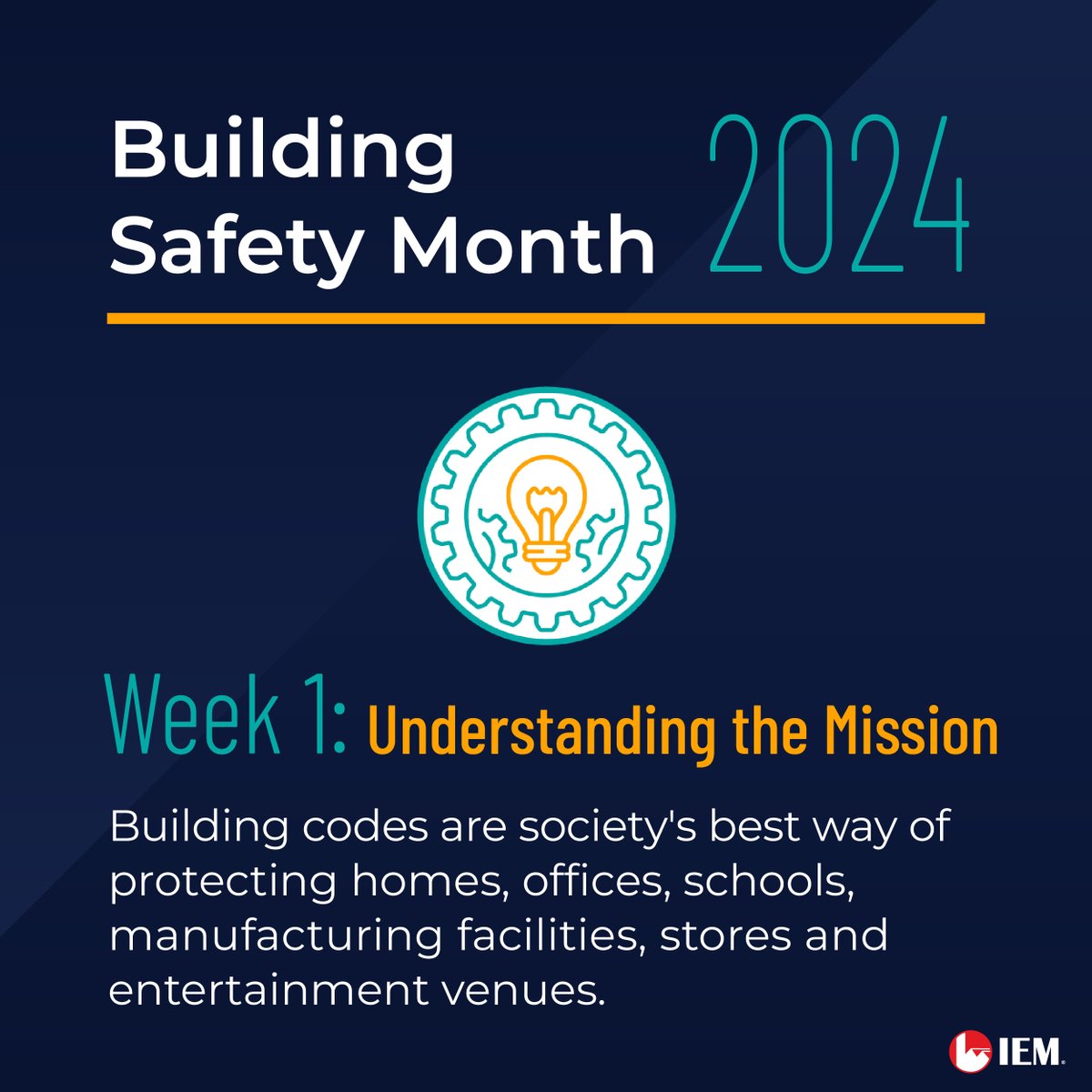 May is #BuildingSafetyMonth2024 🏢🏫🏨. 

The @IntlCodeCouncil theme for week 1️⃣ is “Understanding the Mission.” From ensuring compliance with #buildingcodes to implementing indoor safety features, #buildingsafety is essential. 

ℹ️ More: iccsafe.org/advocacy/build…