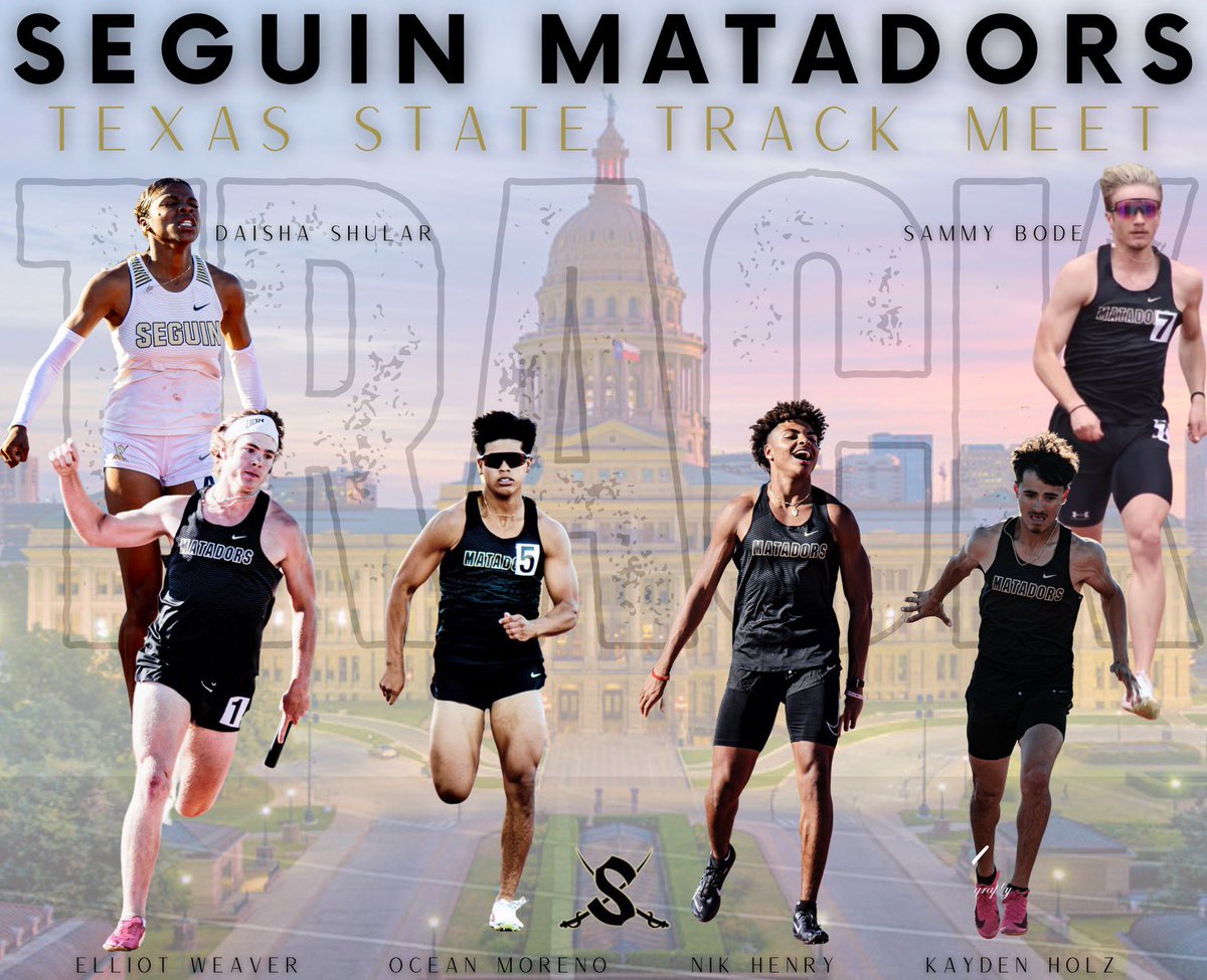Matador Nation, join us in cheering on our track team at the State Meet! Trust your training, believe in yourselves, and give it your all. Your Matador family is behind you every step of the way!
#1Heart1Seguin