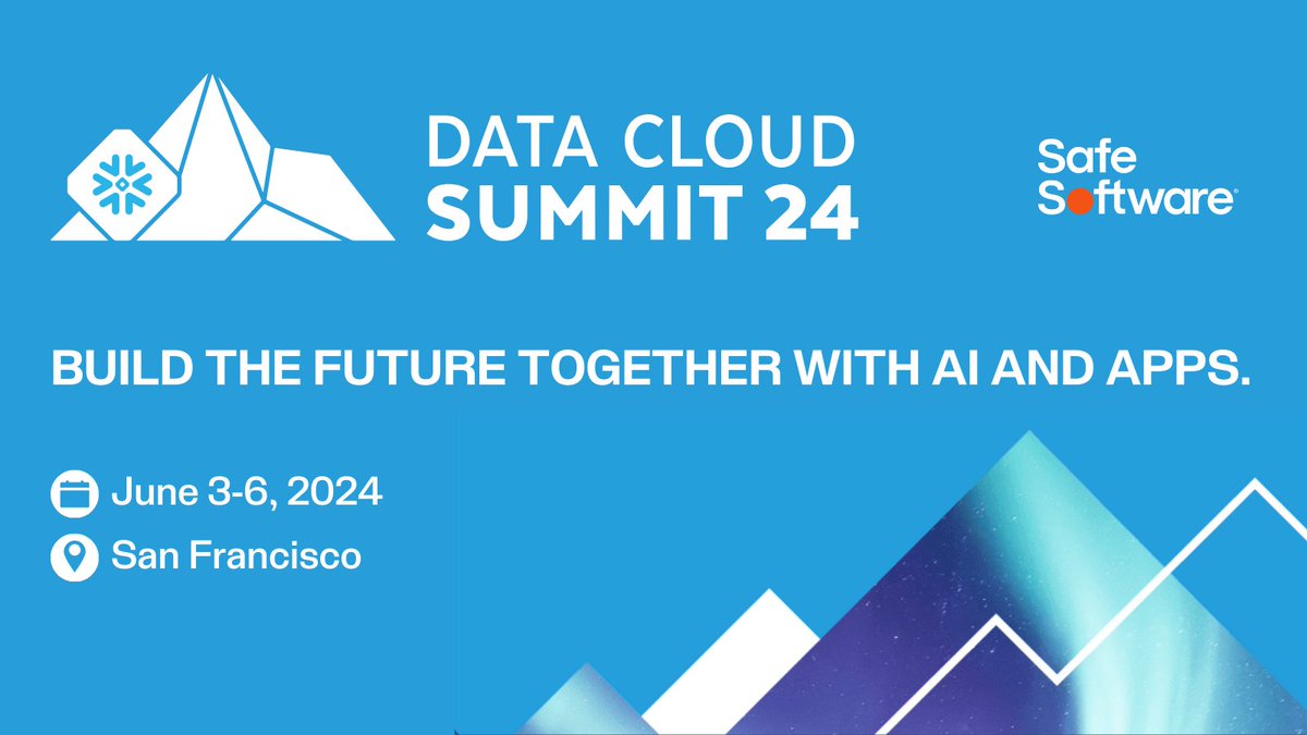 🌁❄️ San Francisco is calling! Catch us at the Snowflake Data Cloud Summit on June 3-6! Visit us at booth 1248 to explore cutting-edge technology in the heart of the tech world. See you there!

#SnowflakeSummit2024 #DataCloud #AIInnovation