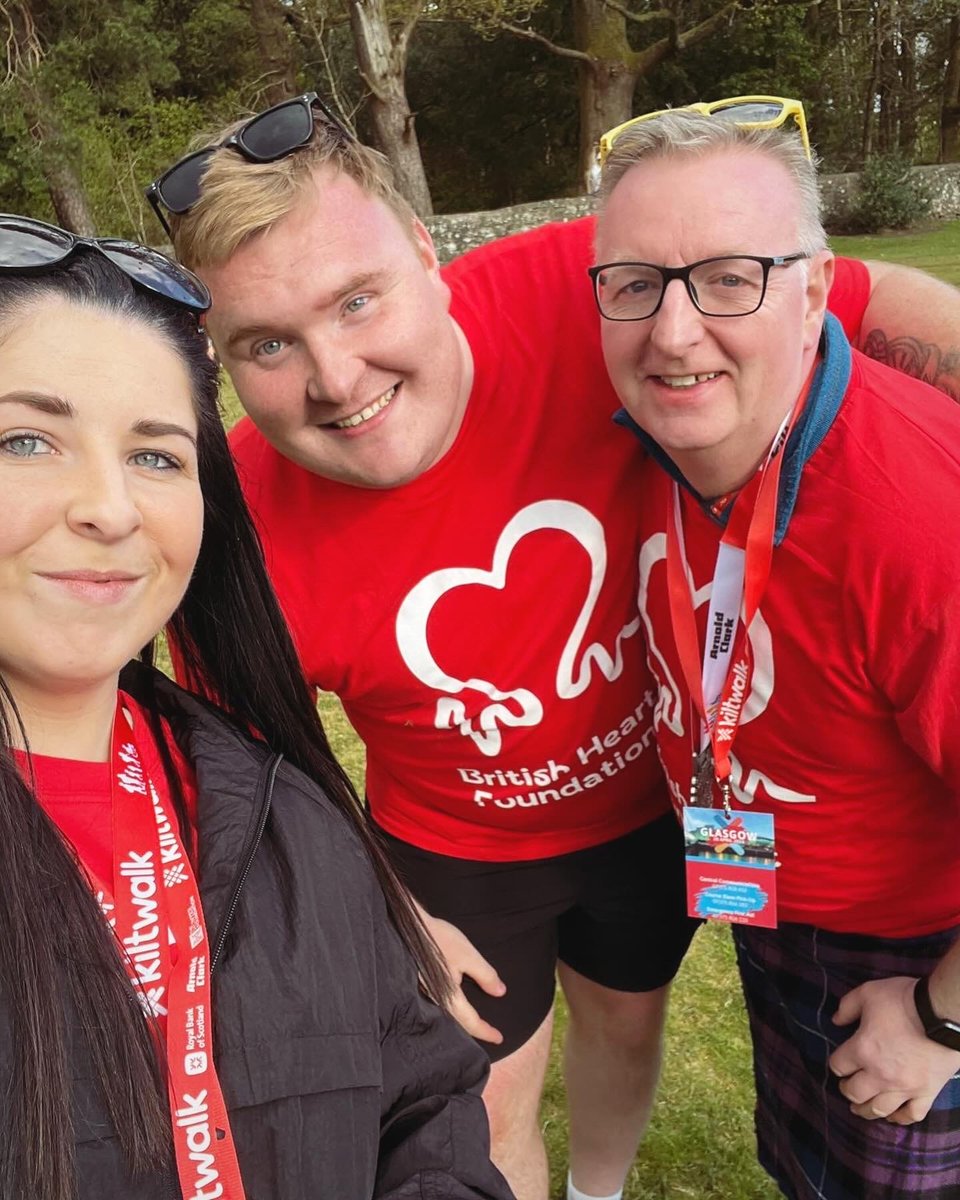 The cardiology team from both the GRI and Stobhill Hospitals have raised thousands for the British Heart Foundation after taking part in this year’s Kiltwalk. 

This year’s event took place on 28th April with the cardiology team raising £3100. 

More info:
nhsggc.scot/cardiology-tea…