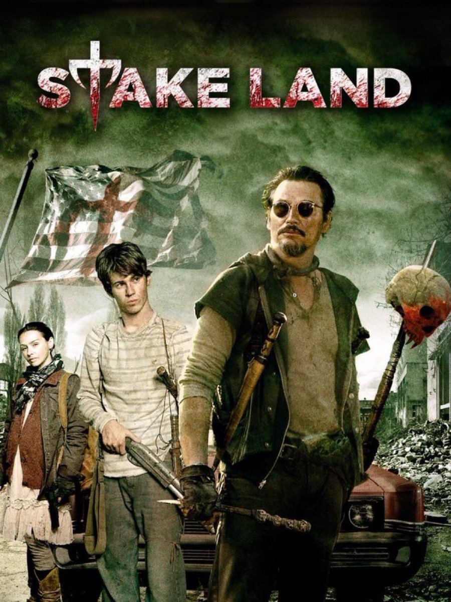 ☢️#225. Stake Land, 2010. A standout in the PA #vampire sub genre, with quality low budget filmmaking, fun kills, and gore galore. While feeling episodic rather than having a singular narrative arc, its still a well paced solid watch. Also #TopGun’s own #KellyMcGillis! 3.5/5☢️