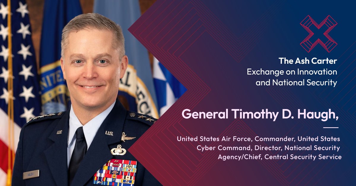Gen. Timothy D. Haugh, Commander of U.S. Cyber Command and Director, National Security Agency/Chief, Central Security Service, joins us at the #CarterExchange24 as a distinguished speaker.

Visit bit.ly/3Uc8hC5 for more info speakers!