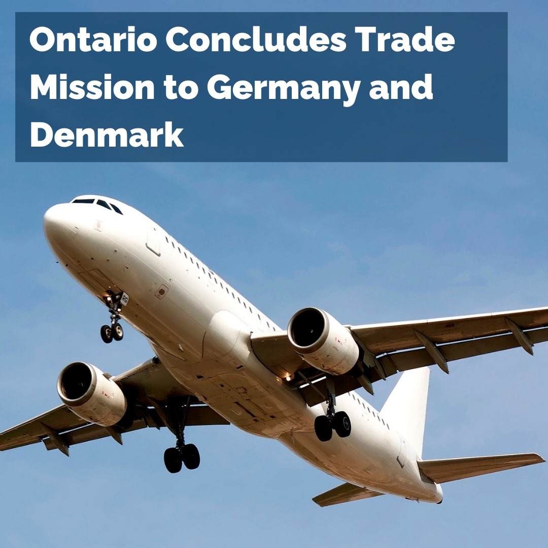 Our trade and investment mission to #Germany and #Denmark has concluded. We’re making sure companies around the world know that there is no better place to invest and grow than Ontario. In 2023, Ontario attracted $11B in foreign direct investment, creating 12,000 new jobs!