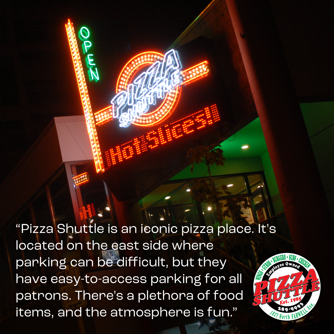 Since '85, we've crafted legendary pies &amp; unforgettable moments. With classics &amp; innovations, there's a slice for every craving.

Lunch time. Dinner time. Good times, all the time.

#PizzaShuttle #Pizza #MKE