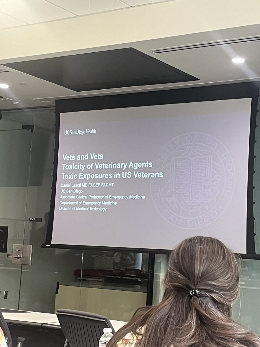 Vets and Vets!  Veterinary agents and Toxic exposures in US veterans at Western Tox Conference. <a href="/SteveCurryMD/">Steve Curry</a> <a href="/MedToxFellowshp/">PhxMedToxFellowship</a>