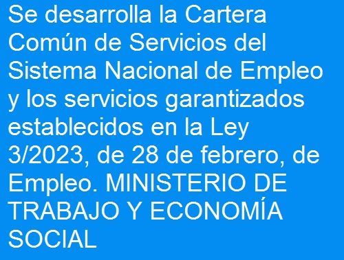 #ayudas #subvenciones fondos europeos #España cartera común servicios Sistema Nacional Empleo Trabajo Economía Social #Andalucía #Madrid #ComunidadValenciana #Cataluña #Galicia

Por 12 €/año, recibe cada mañana a las 10:00 nuestra información completa buff.ly/4b4tKV6