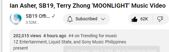 KEEP THE MANUAL SEARCHING!!! WE ARE ALMOST ON #1! @SB19Official #SB19 #MOONLIGHTMVOutNow #NewMusic