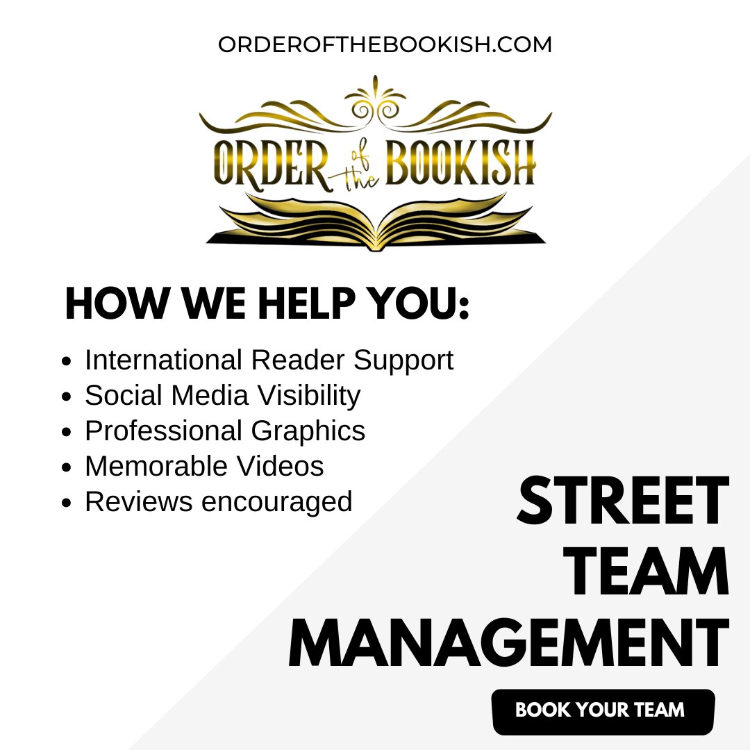 Whether you're just starting out or looking to reinvigorate your book's presence, our street team, #BookishBoosters has got your back! 

#AuthorSupport #BookMarketing #BookLaunch