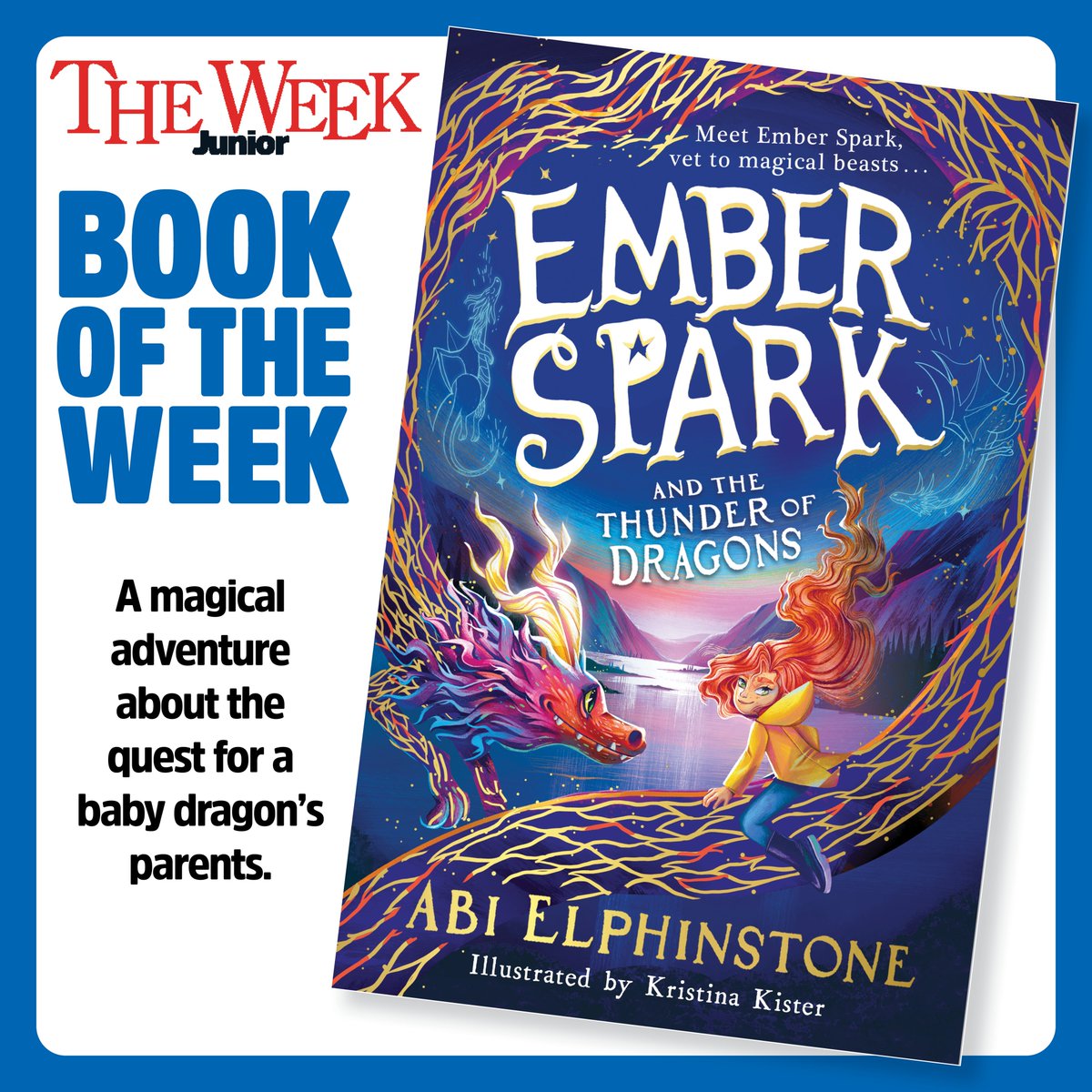 📚⭐️ Our latest #BookoftheWeek is Ember Spark and the Thunder of Dragons by @abielphinstone, published by @simonkids_UK. 🖋 Elphinstone tells us about how she comes up with ideas for her stories, her magical creature of choice and more. 📸 © Kristina Kister 2024