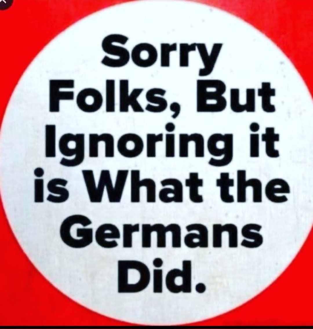 Sorry Canadians, 
but ignoring the rise of  Far-right extremism is what the Germans did.

#NeverAgainIsNow 
#NeverVoteConservative 
#NeverPoilievre 
#cdnpoli

#Diagolon 
#NovaScotia