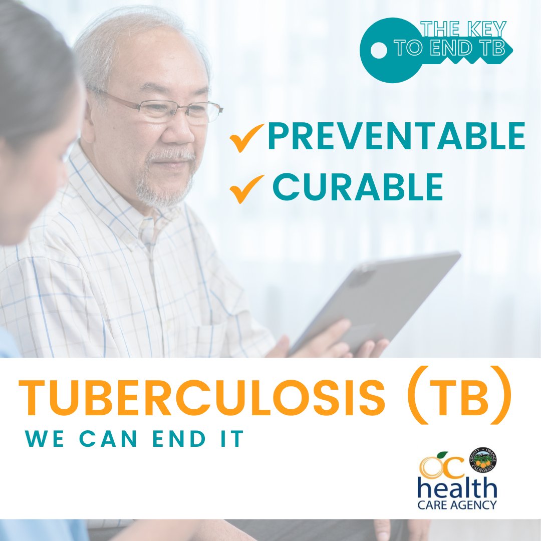 More than 2 million Californians have latent tuberculosis (TB) infection. TB is identified with a simple blood test. If infected, there are treatments to prevent the infection from being a serious active disease. Learn more at: ow.ly/x7pg50RbtAv #ThisIsPublicHealth