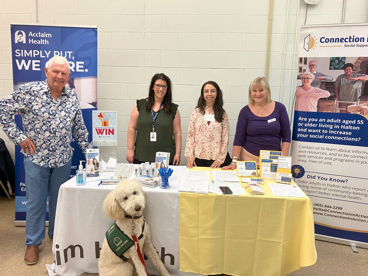 The Seniors Information Fair was terrific! We appreciated having the chance to meet so many nice people and share information about our services. As they learn more about help that’s available, they can take steps towards getting the support they need — when they need it! #halton