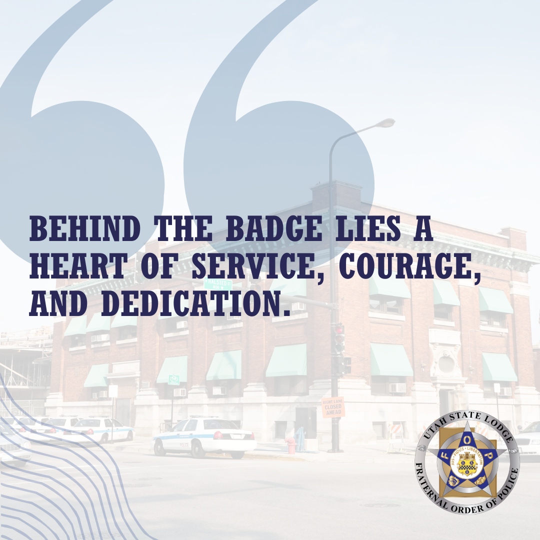 UtahFop's tweet photo. Beyond the badge lies a heart of service, courage, and dedication—traits that define our law enforcement heroes.

Their commitment to protecting and serving our communities is a testament to their unwavering spirit. 💙👮‍♂️ https://t.co/j3Dj7qnhAe