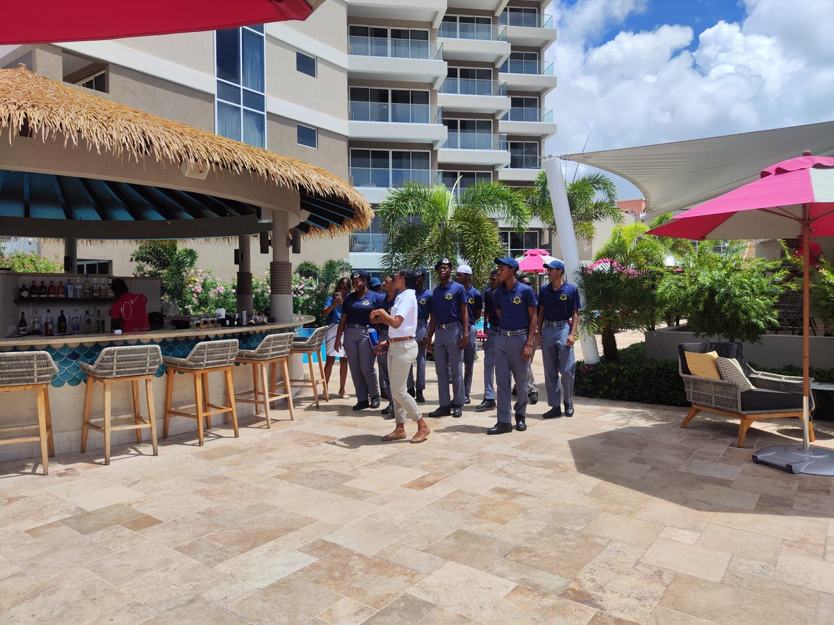 Trainees of the Barbados YouthADVANCE Corps attended their first NTI Advance Initiative Career Tour of the 5-star, award-winning, all-inclusive resort O2 Beach Club and Spa. 
#NTI #BYAC #NTIAI #pressforward #OnlyAtO2