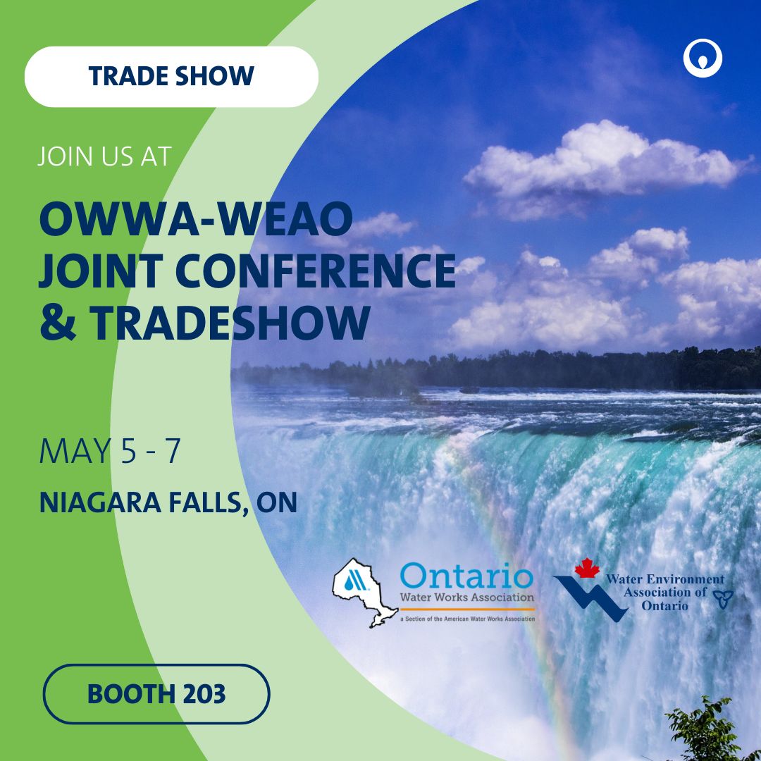 We are excited to participate at the @OWWA1 and @WEAOntario 'Ontario Water for the Future' joint conference and tradeshow.

🗓️ Niagara Falls, ON
📍 May 5-7

Visit our booth to discover how we prioritize environmental #sustainability through our innovative solutions and services.