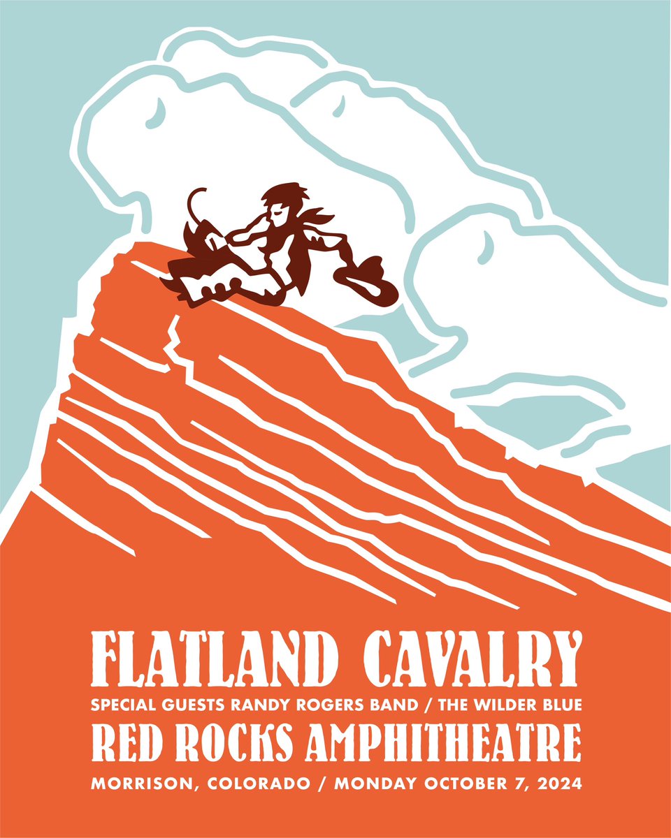 Tickets to our first ever headlining @RedRocksCO show are ON SALE NOW! We can’t wait to be with y’all in the beautiful state of Colorado for a night under the stars on Monday October 7th with our amigos Randy Rogers Band & The Wilder Blue. Such a bucket list moment for us, we