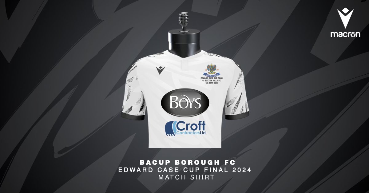 AVAILABLE TO PURCHASE

The @BacupBoro Edward Case Cup Final 2024 shirt is now available to purchase online:
macronsports.co.uk/bacupborough-r…

@BacupBoro x @MacronSports
 
Sponsored by:

@BEBoysLtd
@LtdCroft
@LtdSYS

#BeYourOwnHero #WorkHardPlayHarder