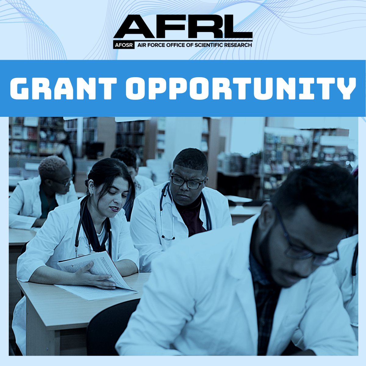 AFOSR is seeking early-career scientists & engineers pushing frontiers of basic research! 💻🔬

Up to $450K for 3 yrs
Open to U.S. academics & research orgs

Apply by 6/21: grants.gov/search-results…
#AFOSRYIP #STEM #Grants