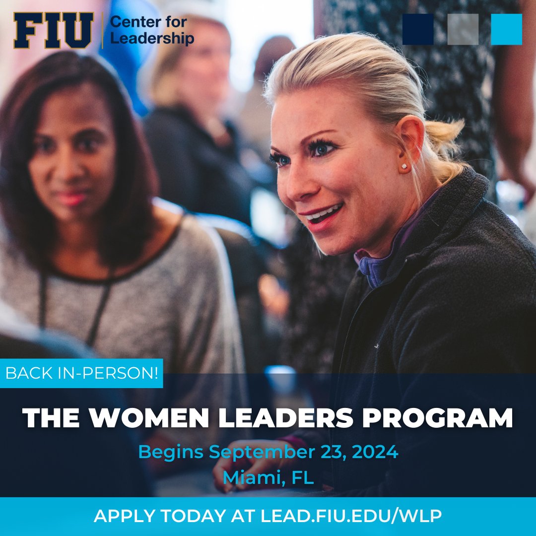 The #WomenLeaders Program offers a transformative experience where you'll gain clarity on your goals, uncover your strengths, and develop a roadmap for personal and professional growth. Visit lead.fiu.edu/wlp #humanresources #personaldevelopment #WomenWhoLead