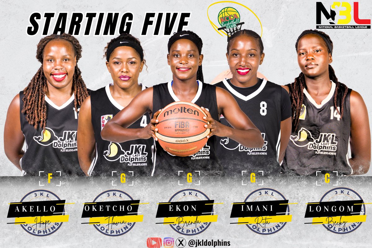 Tipping off for the #LadyDolphins 🆚️ KCCA Leopards #WNBL24 #ThisIsTheWay 🐬