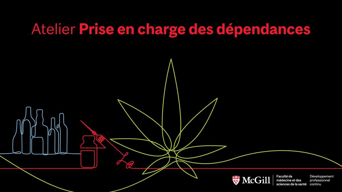 📣 Rejoignez-nous pour un atelier sur la prise en charge des dépendances au DPC ! Assistez à des séances interactives sur la dépendance à l’alcool, au cannabis et aux opioïdes conçues pour les médecins et les professions de la santé. 16 mai, 8h - 12h📍HGJ ow.ly/e86x50RvScy