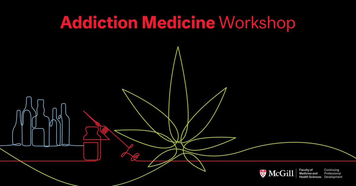 📣 Join us for a half-day workshop on Addiction Medicine at McGill’s CPD! Explore alcohol, cannabis, and opioid addiction with interactive sessions designed for physicians and other healthcare professionals. 🗓️ May 16 🕗 8 am – 12 pm 📍JGH Register: ow.ly/1Yt350RvRQo