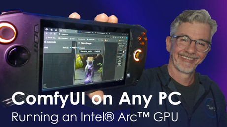 Latest Tech Craft video is out, with a tutorial on installing ComfyUI on an MSI Claw HH PC, THEN I walk thru tips to improve speed & quality of #GenAI as we do this across skus of #IntelArc from Intel Core Ultra built-in GPU to dGPUs like the A770.💻🎨
youtube.com/watch?v=fQKOJV…