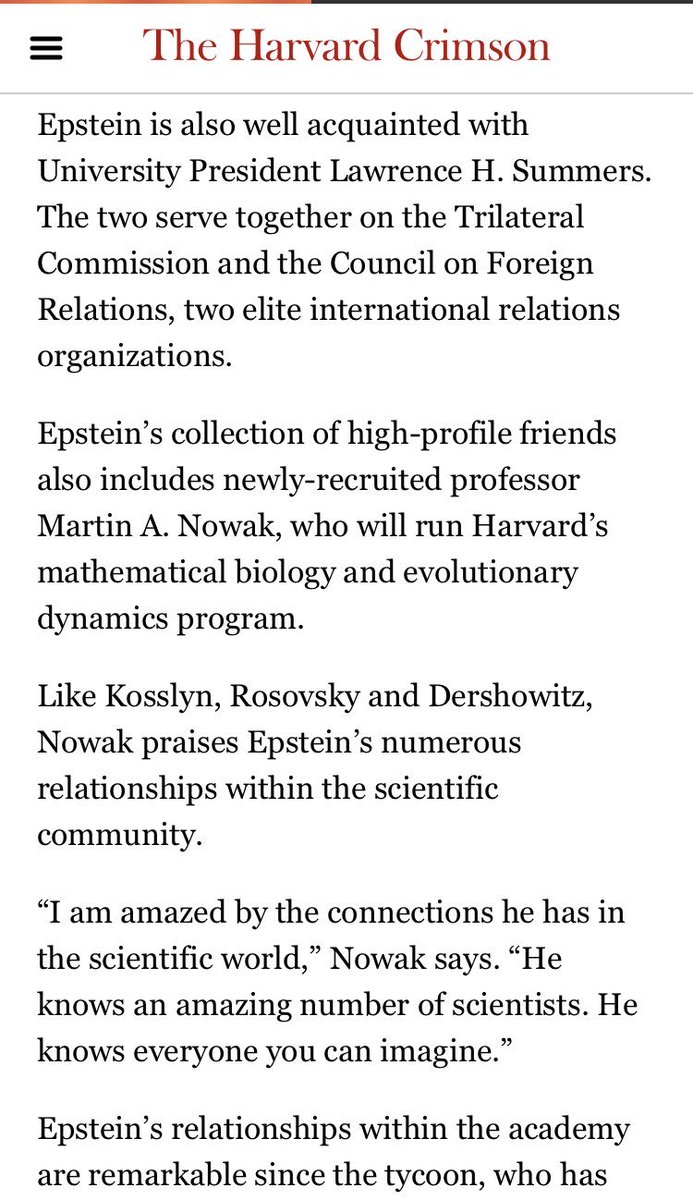 Hey, idk how many times/ways to say it…for someone with a platform to pick up on it… BUT This came out of the program Jeffrey Epstein founded & Funded at Harvard Biden appointed one of the scientists involved, to be his chief scientist Gates & his Epstein scientist, Boris…