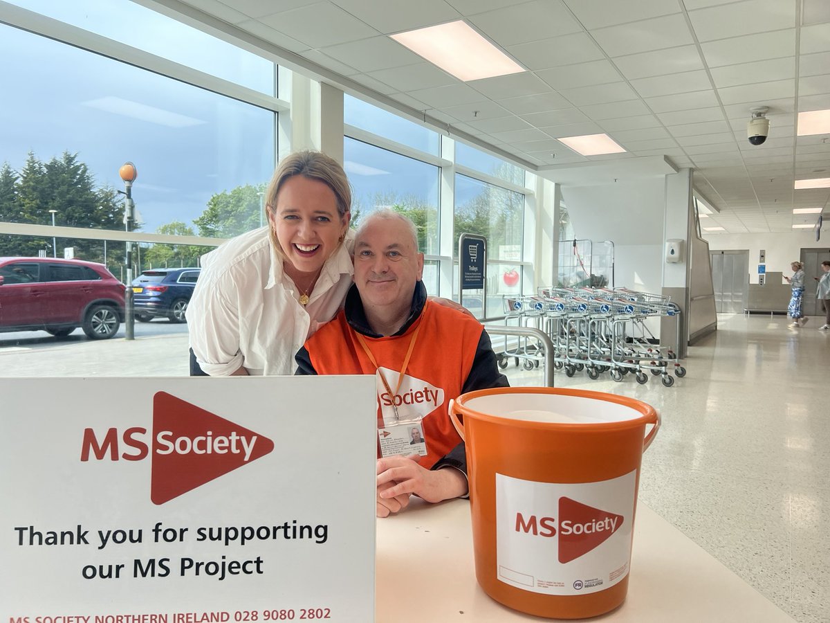 Just had my annual chat with William from MS Society - a brilliant fundraiser who is always up for a chat about politics! If you’re in Tesco’s Newtownbreda he’d be grateful for any spare change 💰