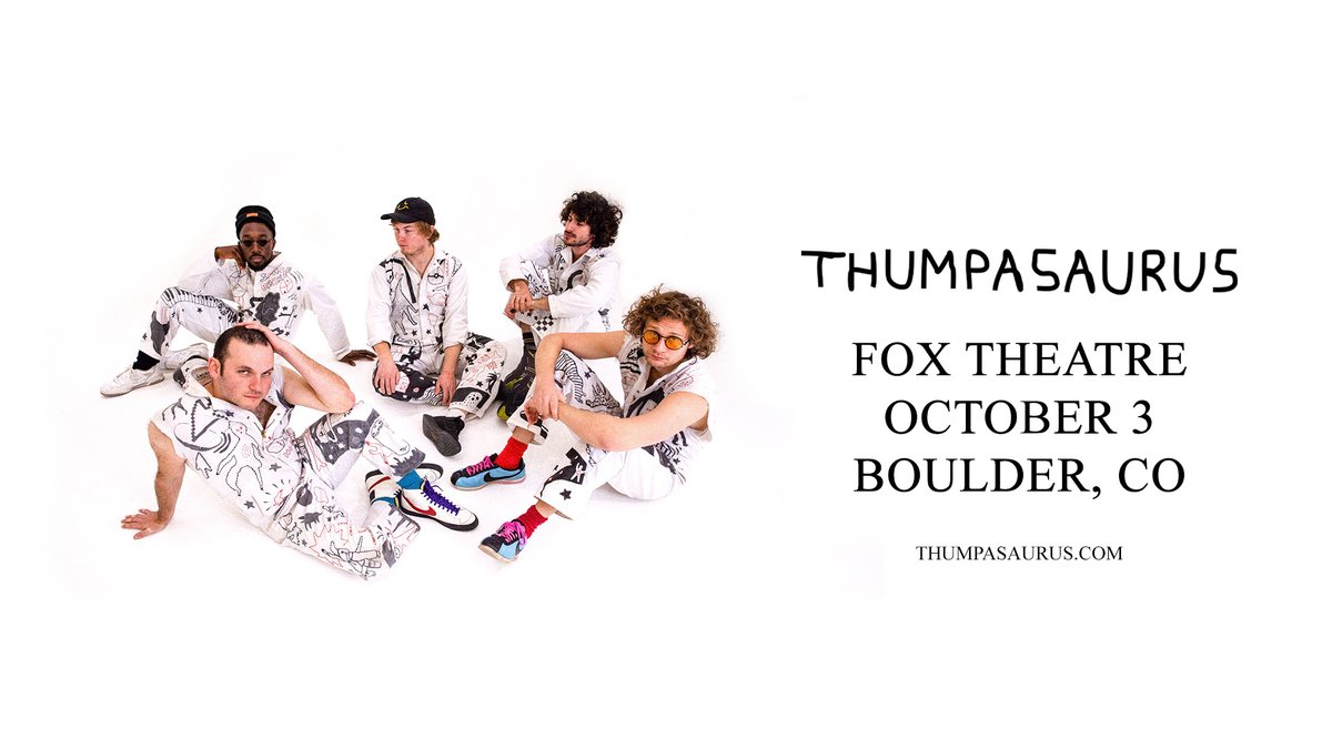 . @Thumpasaurusyes will be bringing the grooves back to at The Fox Theatre on October 3rd! 🦖🎶 Tickets on sale now 🎟️ loom.ly/4bcXWSQ