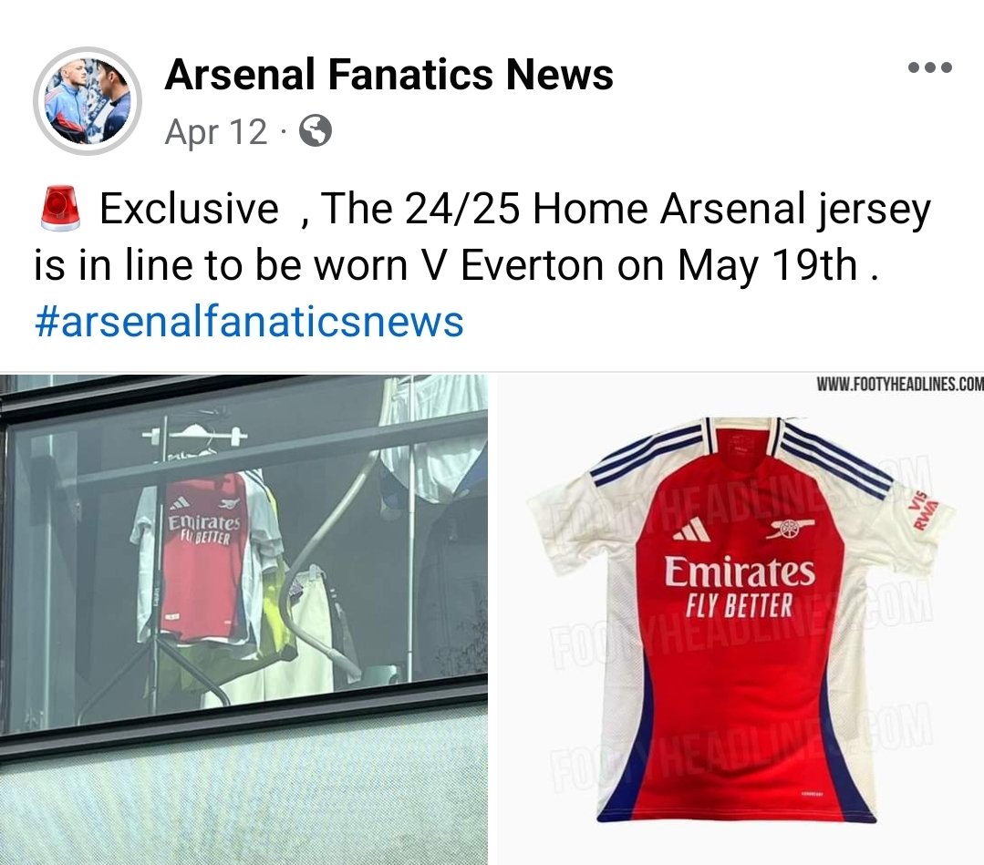 April 12th on #ArsenalFanaticsNews