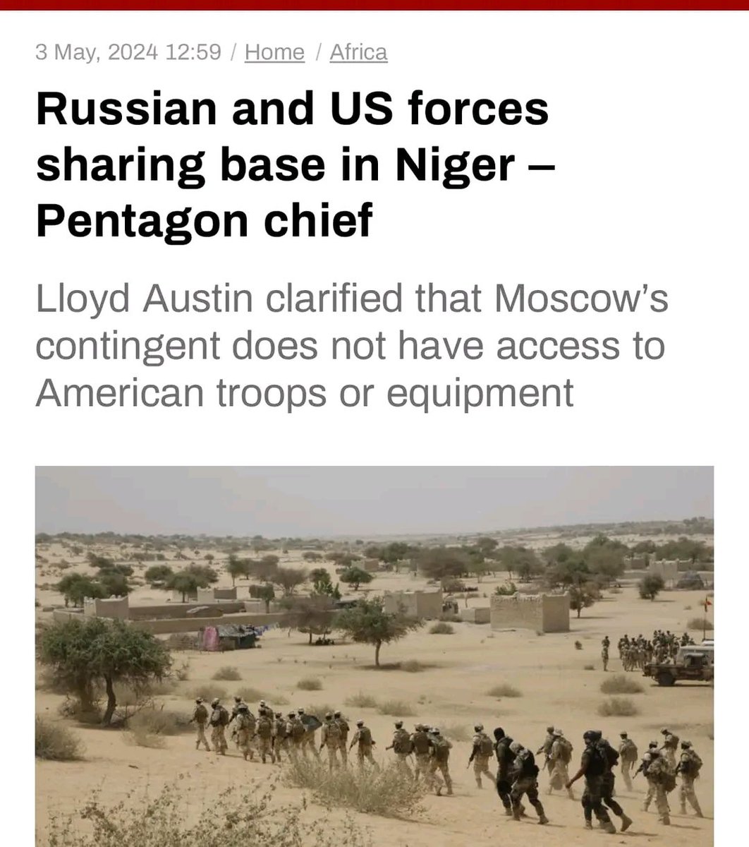 US Secretary of Defense Lloyd Austin has confirmed that Russian forces are sharing a base with American troops in Niger, but downplayed concerns about the security of personnel stationed in the West African nation. Austin commented after an anonymous senior US defense official…