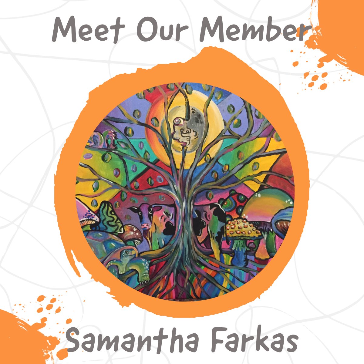 Meet our member, Samantha Farkas! Take a moment to explore their work here - 
instagram.com/samfarout
facebook.com/SamFarkasArt

#Contemporary #HomeDecor #InteriorDesign #WallArt #LocalArt #Ohio #InvestInArt #FineArt