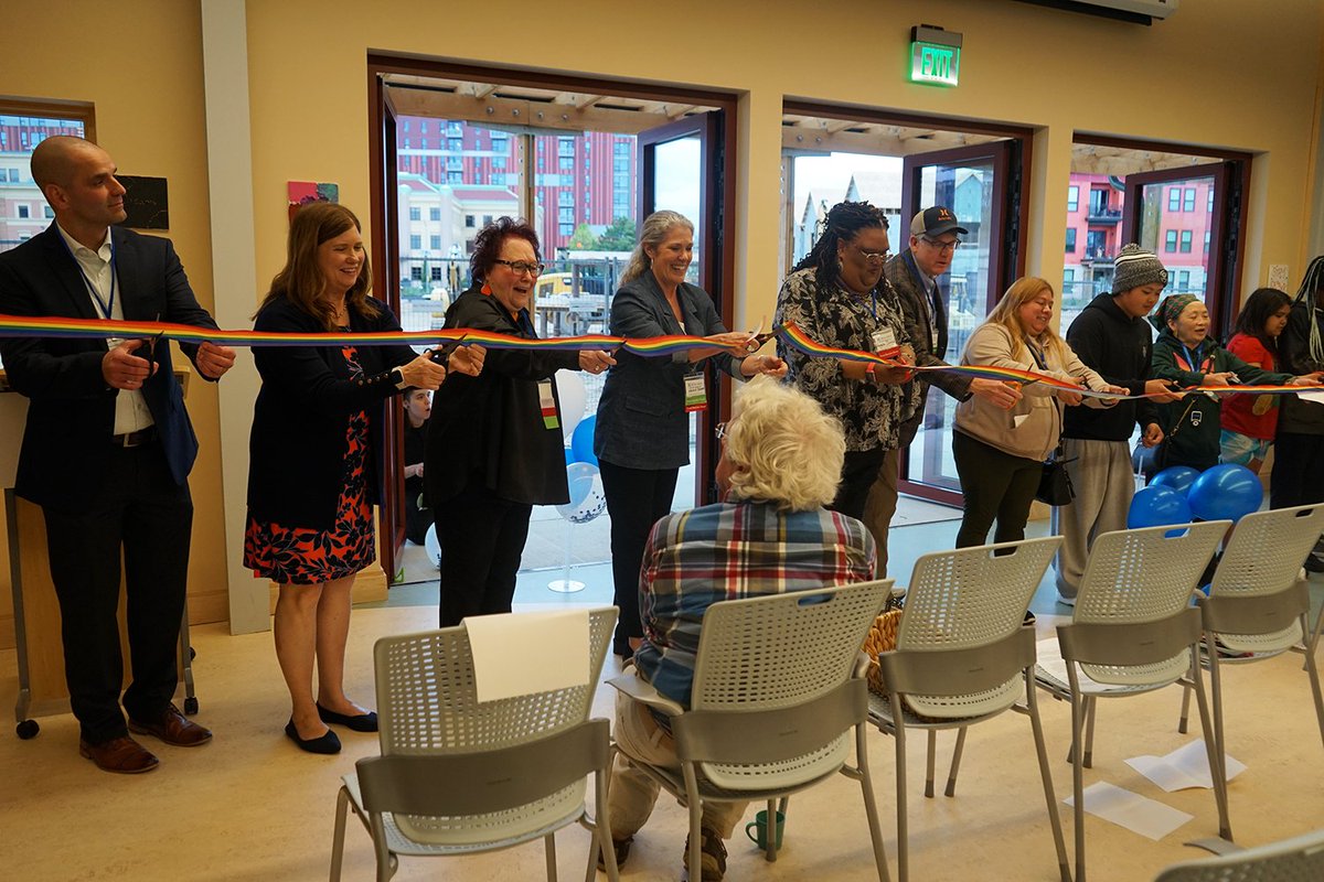 Secretary Blumenfeld joined @MayorOfMadison and many other stakeholders at the grand opening of Bayview's new community center in Madison yesterday, made possible through an investment from @GovEvers! #WeHelpWI