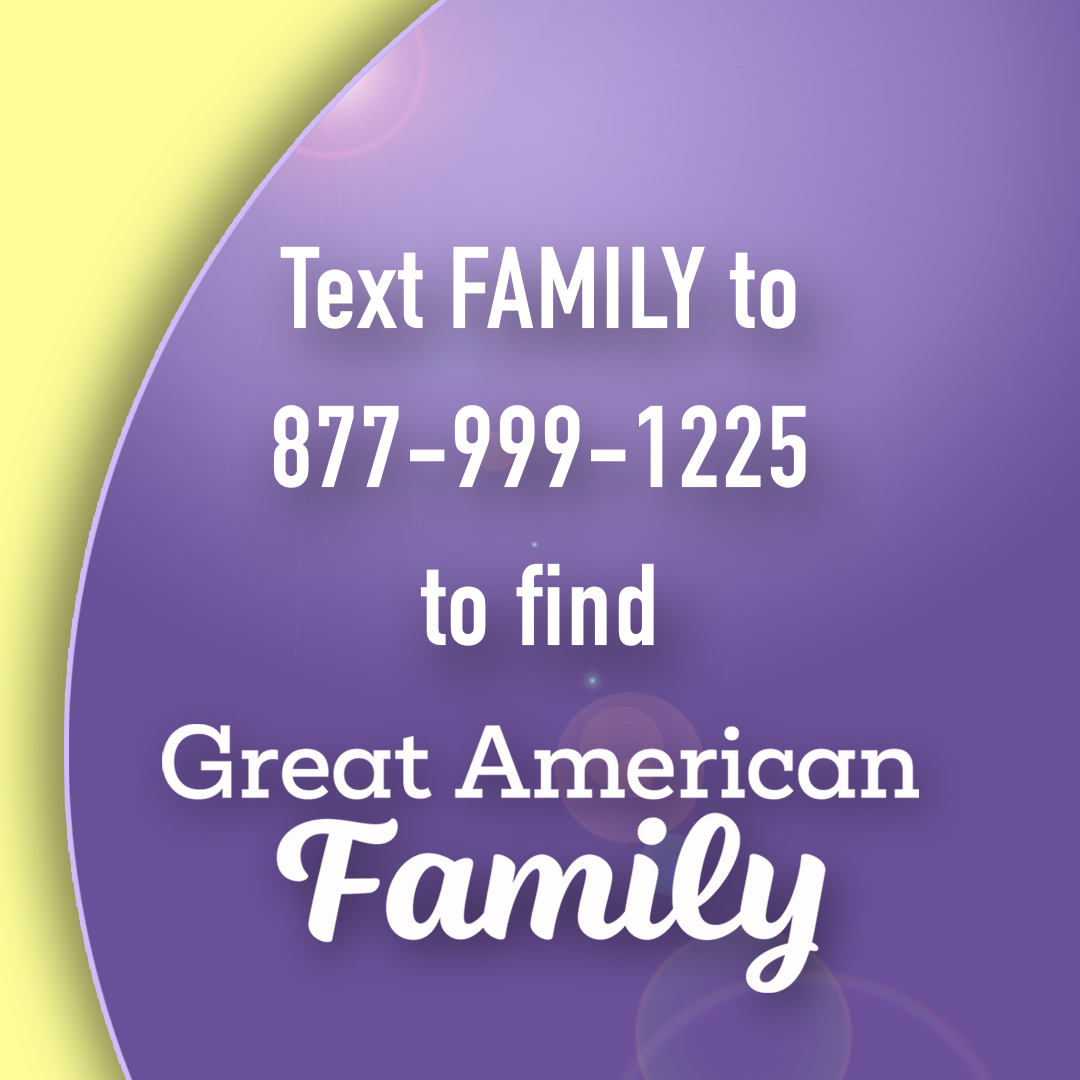Share #GreatAmericanFamily with a friend!