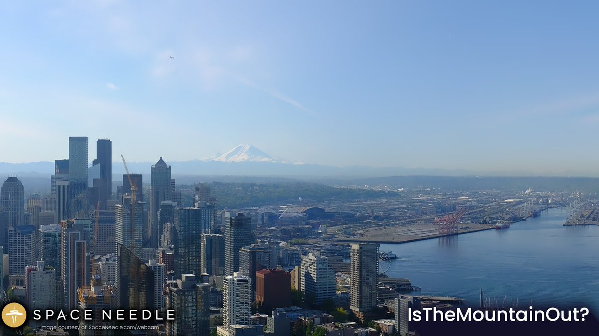 It's beautiful <3
#MountRainier #SpaceNeedle #Seattle