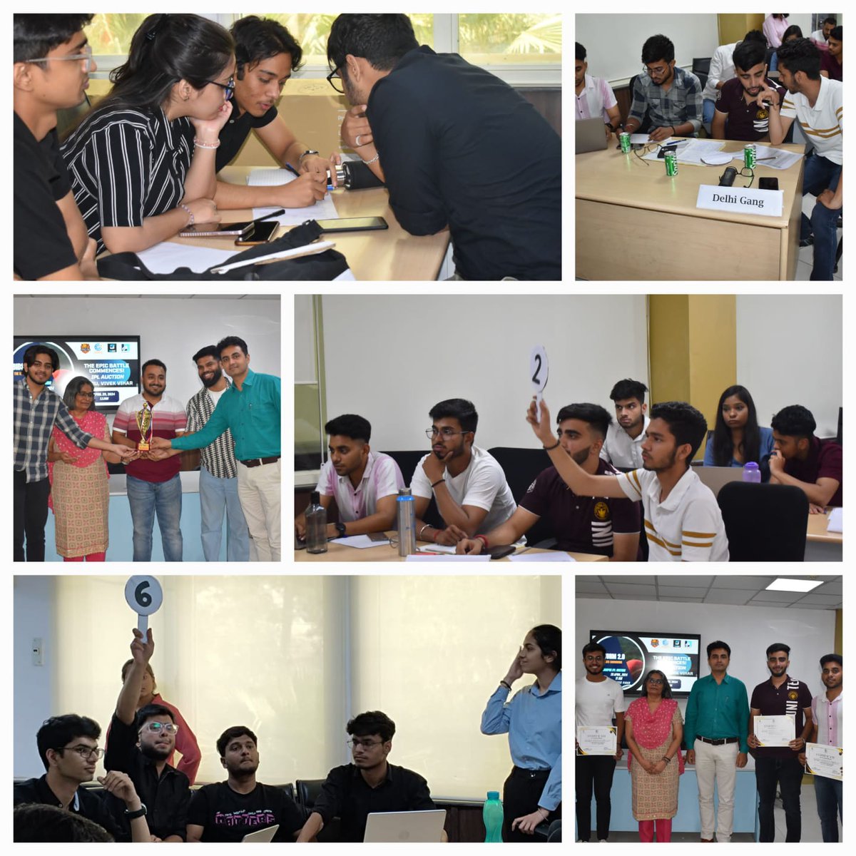 BIDSTORM 2.0 IPL AUCTION organized by #DSEU Vivek Vihar campus on 29 April 2024. The event aimed to enhance #students' #resourceutilization skills using Microsoft Excel, including #budgetallocation, #MoneyManagement, & #DecisionMaking, fostering  #negotiation & #competency skills