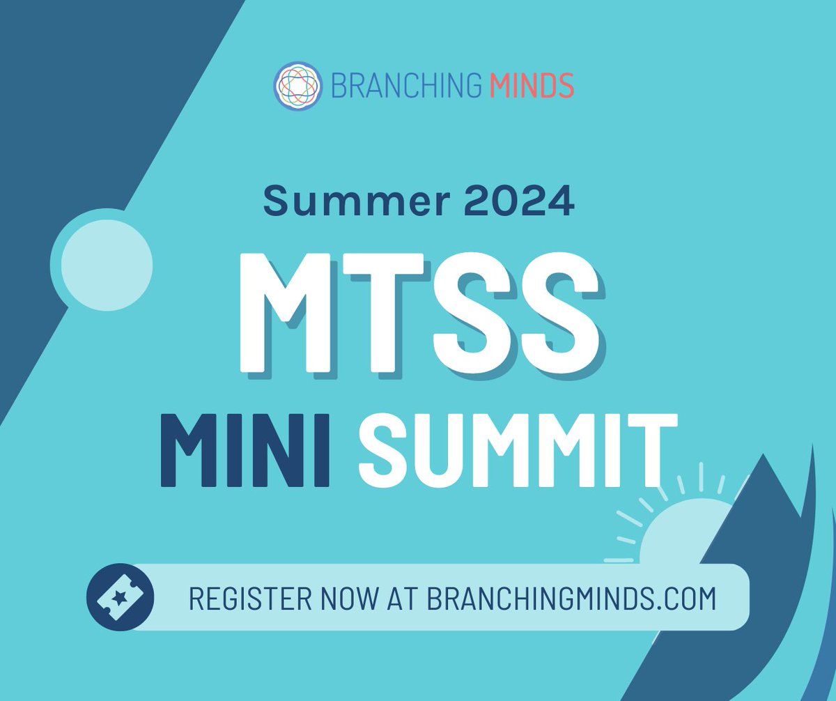 IYKYK 😎👌🔥We're bringing the #MTSS heat this summer with a mini summit focused on #Behavior! You can learn more and get your FREE tickets now at hubs.la/Q02w24x00 

📅 June 6
🎤 Led by experienced #SchoolLeaders
🎟️ Save your spot now!

#BranchingMinds #K12 #MTSSsummit