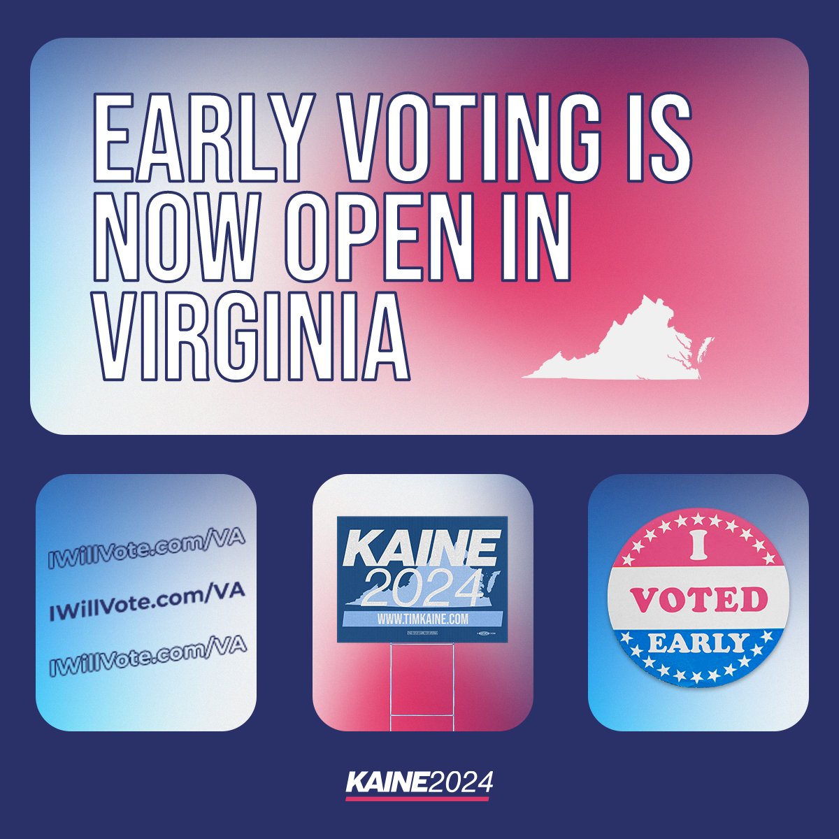 Early voting for the June 18 primary election is now OPEN across Virginia. Go to iwillvote.com/va for more information on how, where, and when to vote.