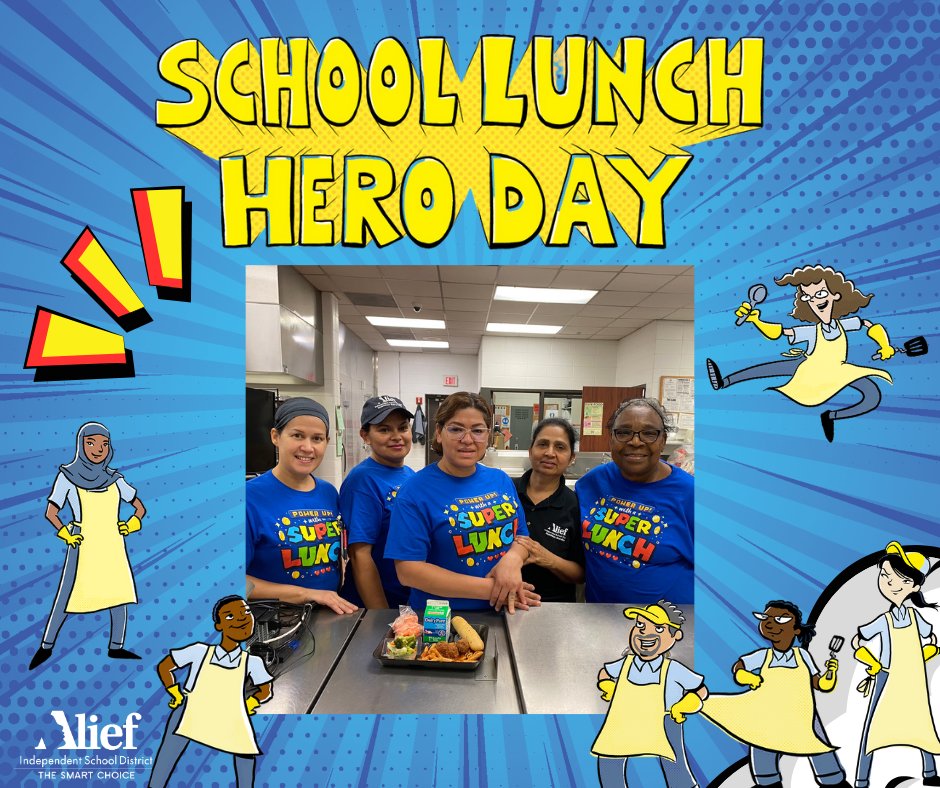 Raising our trays to the real MVPs of the cafeteria! #SchoolLunchHeroDay