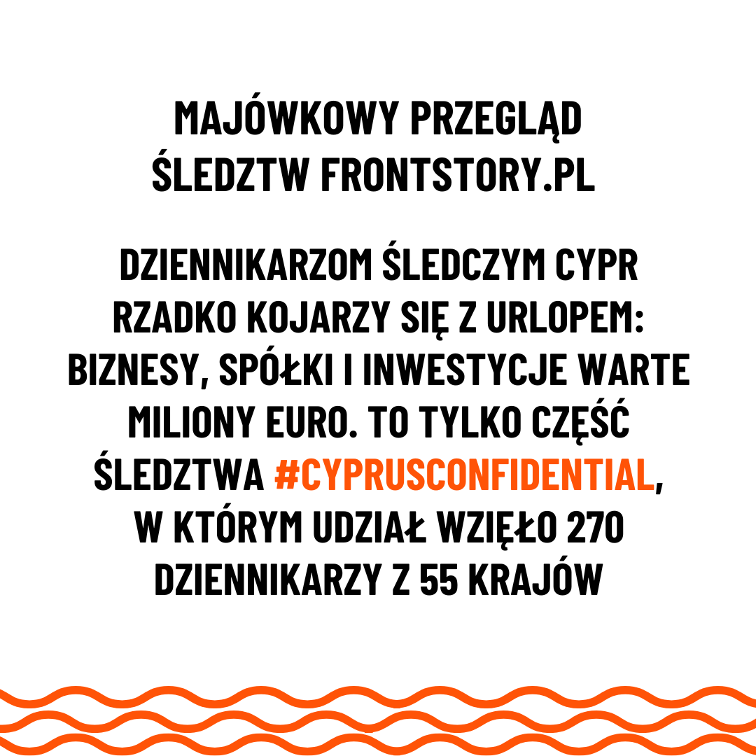 O śledztwie #cyprusconfidential przeczytasz tutaj ➡️ frontstory.pl/cyprus-confide…
Podczas majówki codziennie przypominamy śledztwa i odcinki podcastu FRONTSTORY.PL.