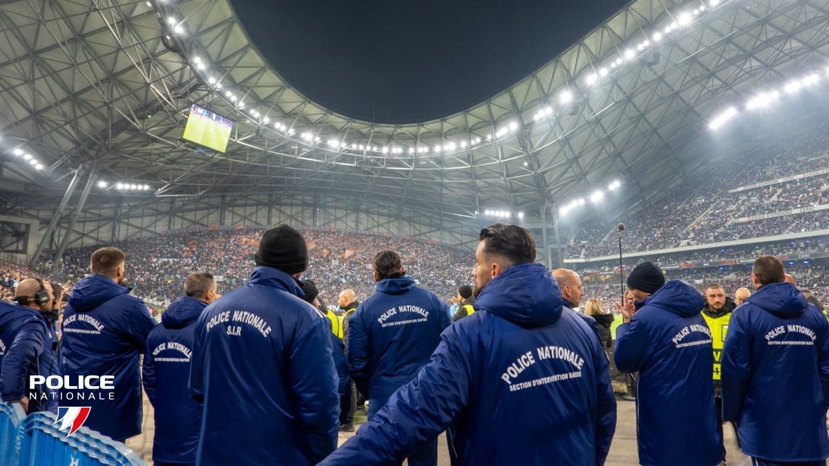 #OMAtalanta | Hier soir à Marseille (13), à l’occasion de la rencontre d’#EuropaLeague entre l’OM et l’Atalanta Bergame, un important dispositif policier a été déployé afin de prévenir tout risque pour les spectateurs. Un individu a été interpellé.