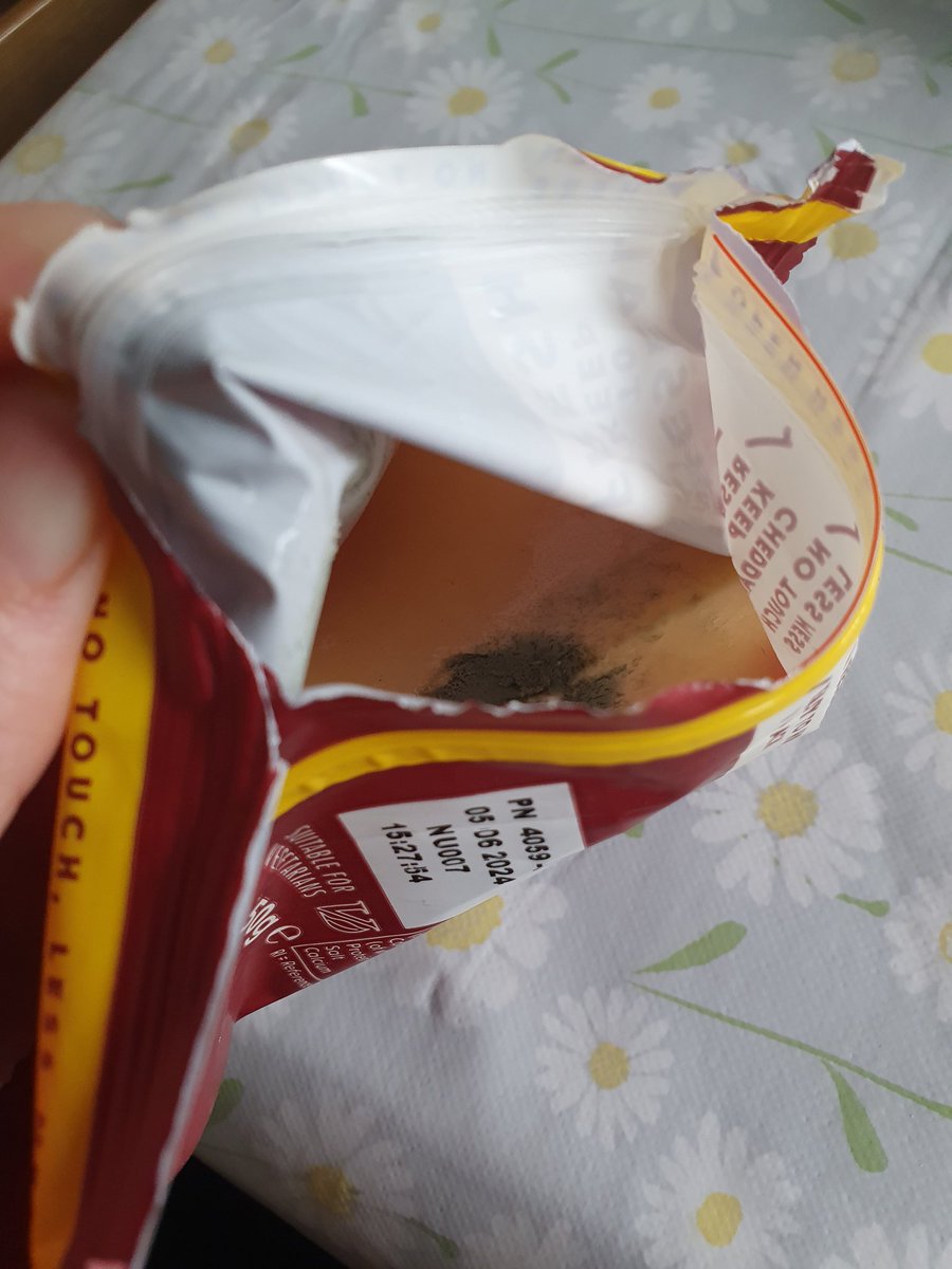 @CathedralCity  just opened a brand new block of cheese from my fridge and it's mouldy 🤮 it's well in date as you can see and luckily I had another unopened block that was fine but I am mourning the loss of an entire block of cheese 🧀 😭
