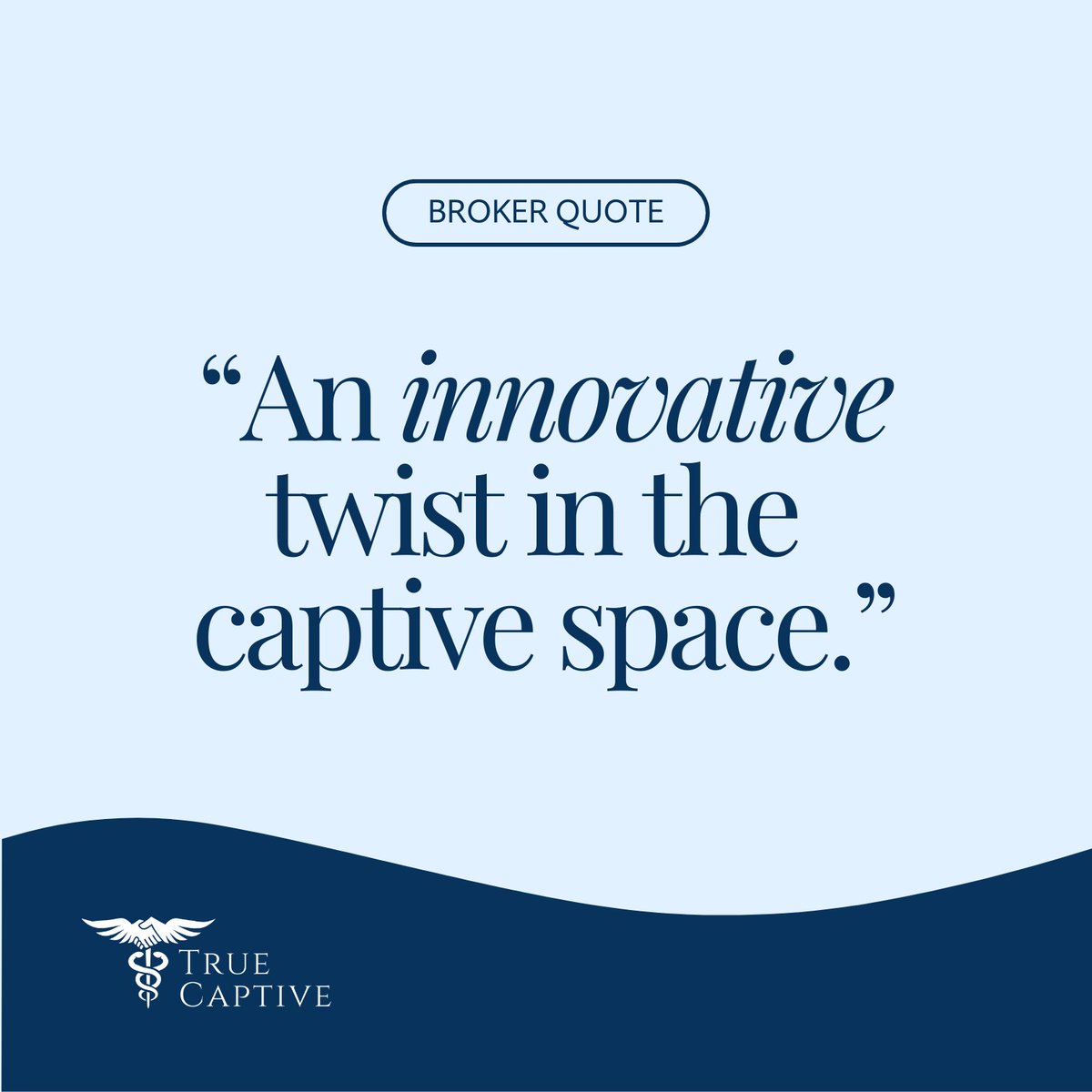 We asked brokers: How would you describe True Captive to a colleague or client?

The answer: 'An innovative twist in the captive space.' 🌪️

Make the seamless switch and schedule a meeting with one of our experts today! 

#Healthcare #HealthcareInsurance #EmployeeBenefits