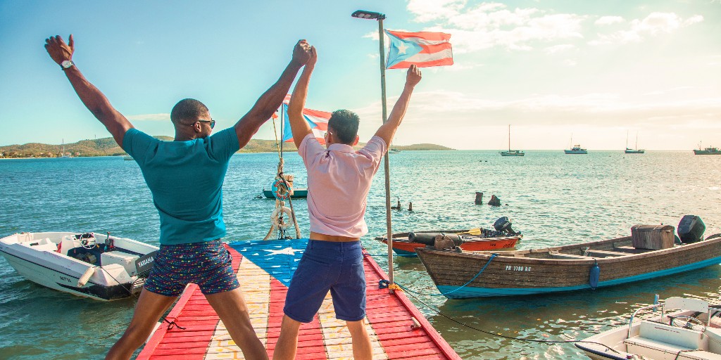 Looking for a place with friendly locals, beautiful beaches, & sizzling hot nightlife? Puerto Rico has all 3, making it @GayCities Destination of the Month for May! Check out the city guide before your next gay-friendly getaway! 🏖️🎉 Live Out #LiveBoricua puertorico.gaycities.com