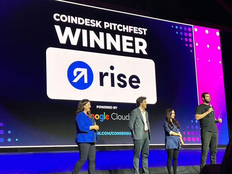 🔄 FLASHBACK FRIDAY: This time last year Rise won @CoinDesk PitchFest competition at Consensus2023 and we're glad to say we will be there again this year 🙌 We look forward to seeing everyone there and enjoying all of the great events on-site 🌆 #consensus2024